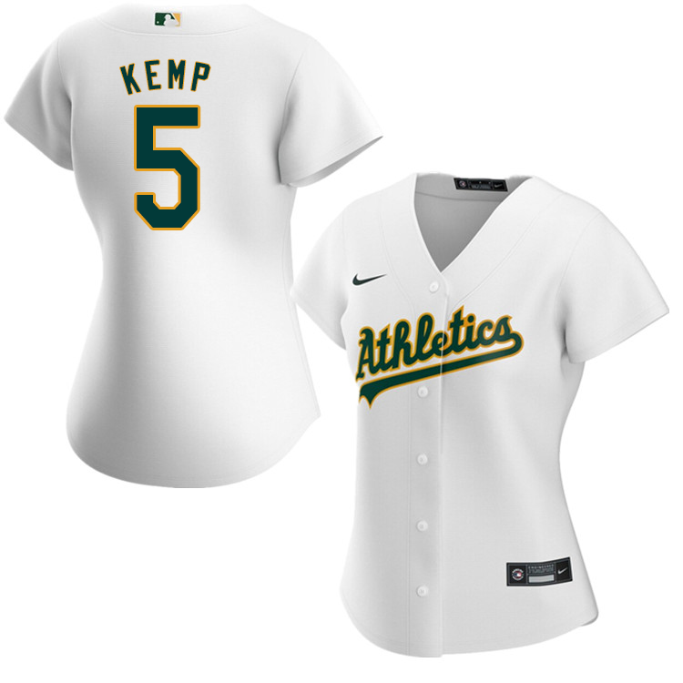 Nike Women #5 Tony Kemp Oakland Athletics Baseball Jerseys Sale-White